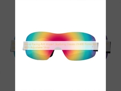 Okulary do skoków z deszczem UV400 z regulowanym pasem